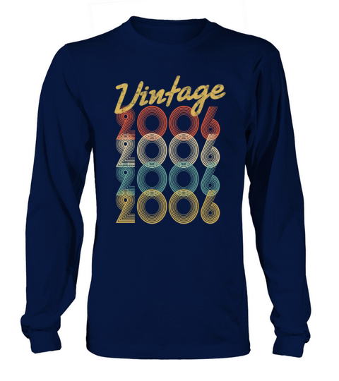 vintage retro since 2006 birthday gift Women's Long Sleeve