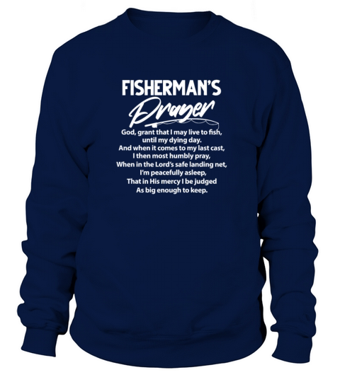 Fishermans Prayer, Fishing Women's Sweatshirt