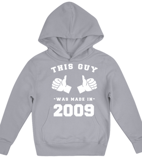 This Guy was made in 2009 Birthday Shirt Kids Hoodie