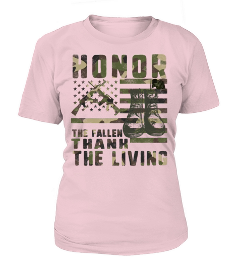 Honor The Fallen Thank The Living Memorial Day Women's T-Shirt