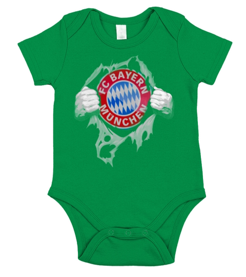 Bayern Munich 4 Life Short Sleeve Baby One-Piece