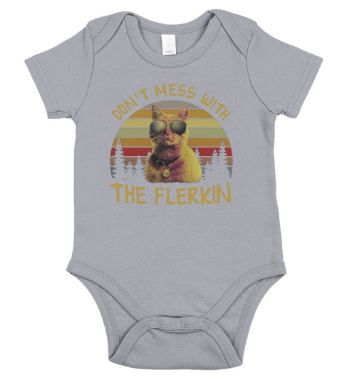 Goose cat the Flerken Whisperer sunset vintage - Ladies Flowy Tank Short Sleeve Baby One-Piece