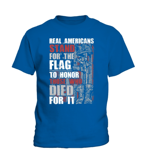 Warrior 12 Stand for The Flag Kids T-Shirt