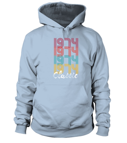 45th Birthday - 1974 Vintage Classic Present Gift Women's Hoodie