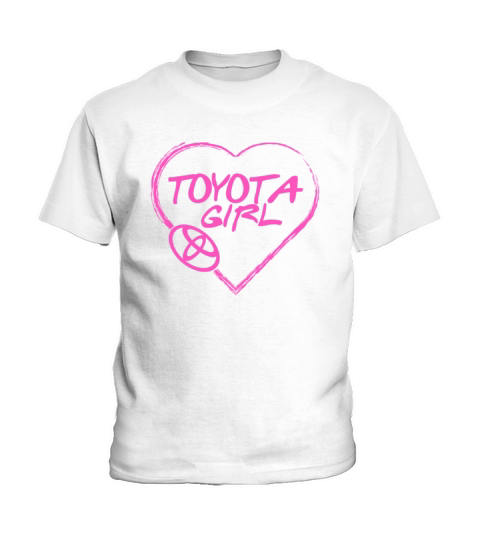 Toyota girl - Pink heart lovely T-shirt T-Shirt Kids T-Shirt