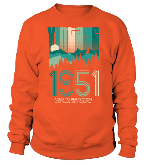 Vintage 1951 Birthday Born in 51 Retro Women's Sweatshirt