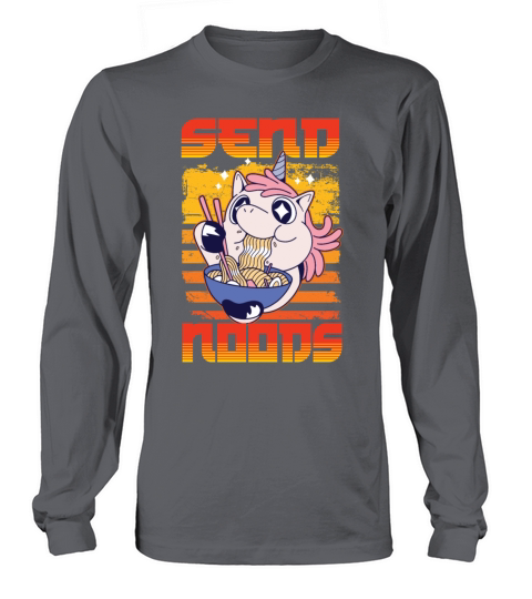 Send Noods Japanese Noodle Ramen Eater Unicorn Women's Long Sleeve