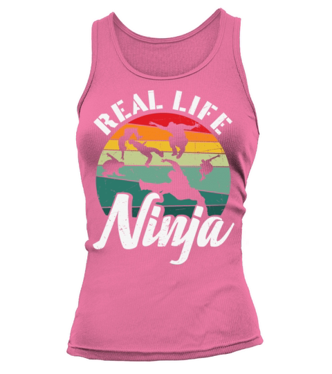Parkour Real Life Ninja Gym Retro Vintage Tank top Woman