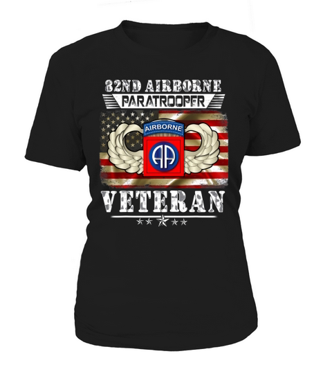 82nd Airborne Paratrooper Veteran Women's T-Shirt