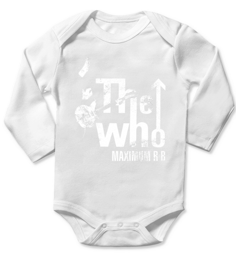 The Who Official Maximum Long Sleeve Baby One-Piece