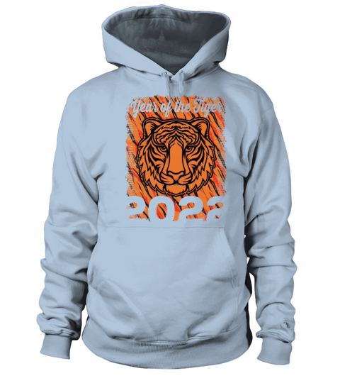 Year of the Tiger 2022 Tigers Face Men's Hoodie