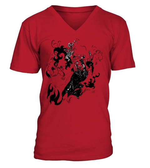 demon slayer movie Men's V-Neck T-shirt