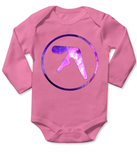 Aphex Twin Logo Galaxy Long Sleeve Baby One-Piece