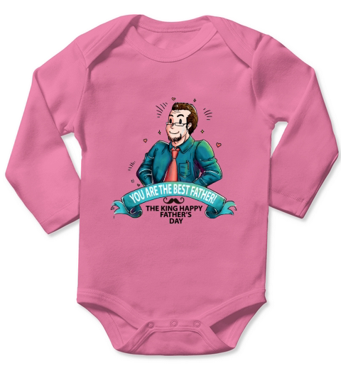 You are the best Father Long Sleeve Baby One-Piece