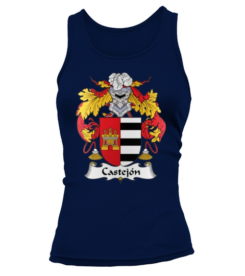 Castejon Family Crest Spanish Family Crests Tank top Woman