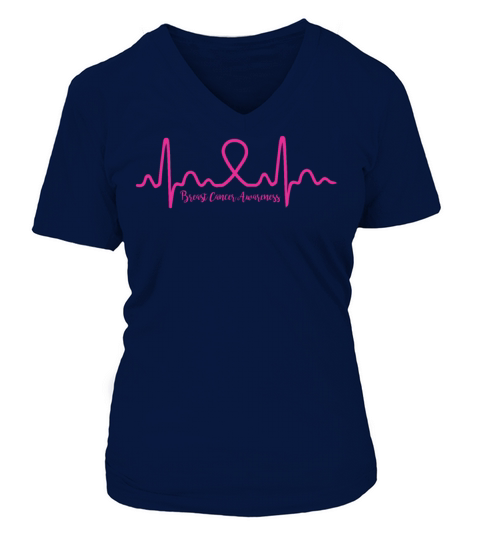 Breast Cancer Awareness Shirt Women's V-Neck T-shirt