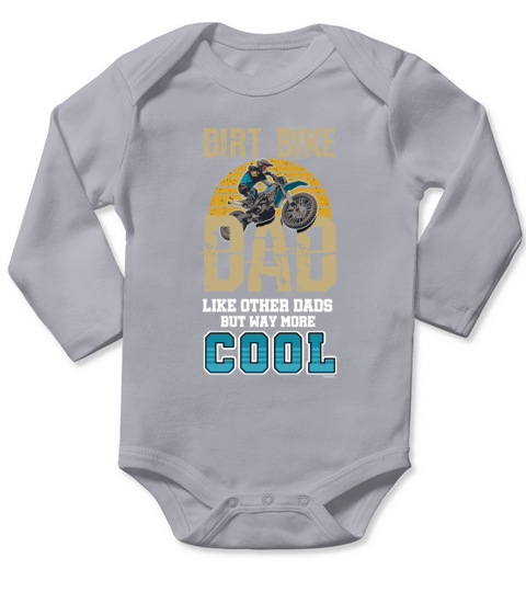 Street Racers FMX Motorcycles Off Road Motorbikes Long Sleeve Baby One-Piece