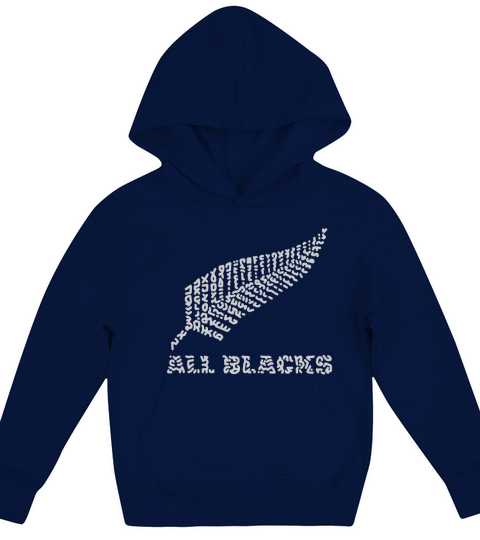 THE RUGBY TEAM ALL BLACKS Kids Hoodie