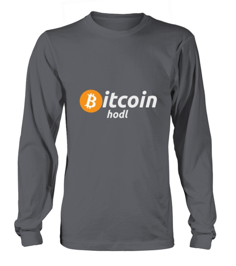 Bitcoin Logo Hold Cryptocurrency Women's Long Sleeve