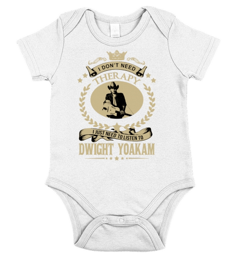 I just need to listen to DWIGHT YOAKAM Short Sleeve Baby One-Piece