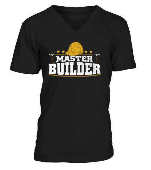Construction Builder Men's V-Neck T-shirt