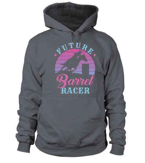 Future Barrel Racer Cute Cowgirl Barrel Racing Men's Hoodie