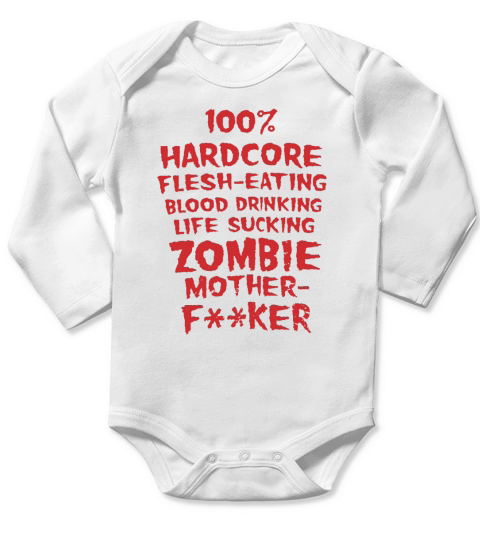Vintage Rob Zombie mother-f**ker Long Sleeve Baby One-Piece