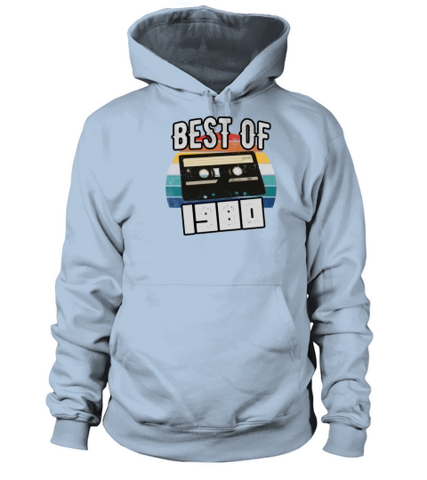 40th birthday Gift Best of Vintage 1980 Retro Women's Hoodie