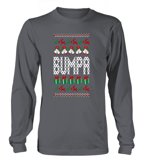 Bumpa Ugly Christmas Sweater Xmas - Womens Bamboo Performance Tank by ALL Sport Long sleeved Unisex