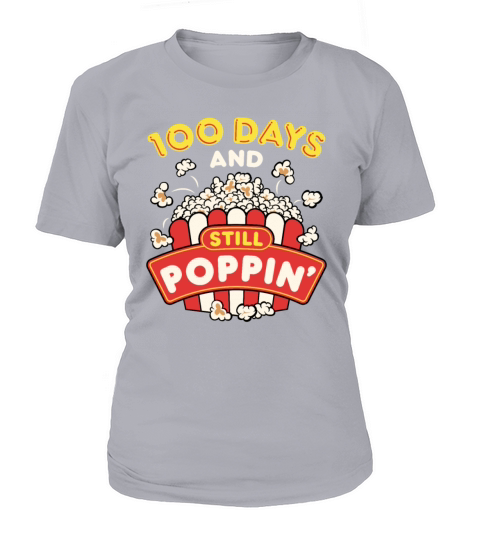 100 Days of School Popcorn Women's T-Shirt