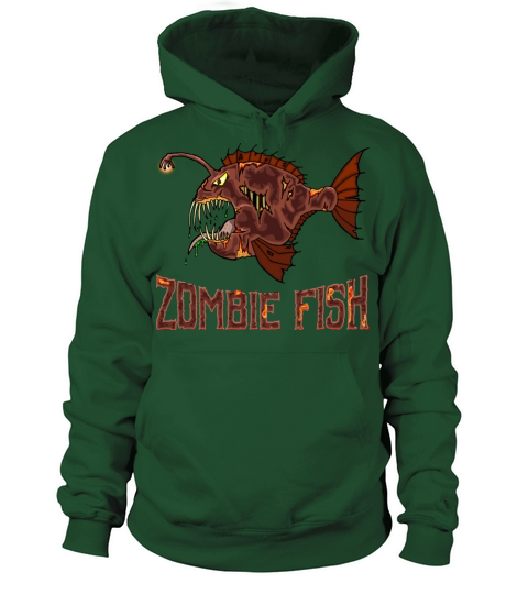 Halloween Fish Shirt - Zombie Frogfish Women's Hoodie