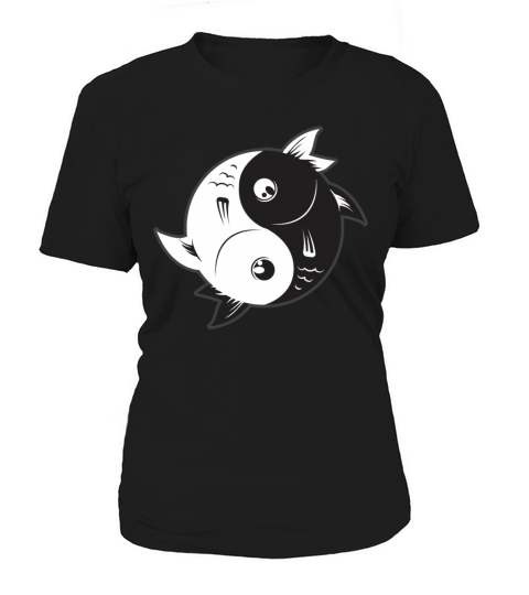 Yin Yang Fish Black and White - Gift Idea Women's T-Shirt