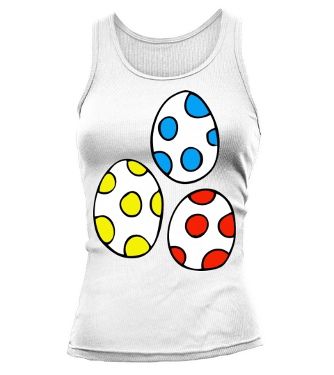 easter eggs Tank top Woman