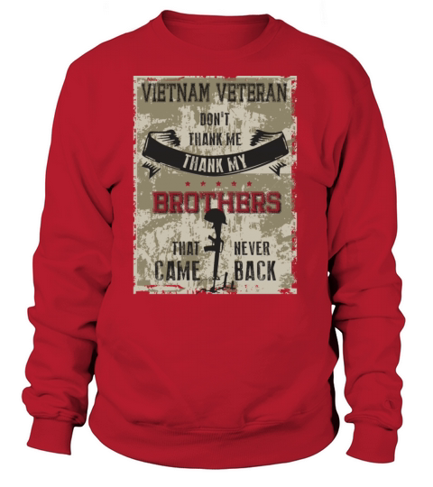 Veterans T-shirt - Thank my brothers Women's Sweatshirt
