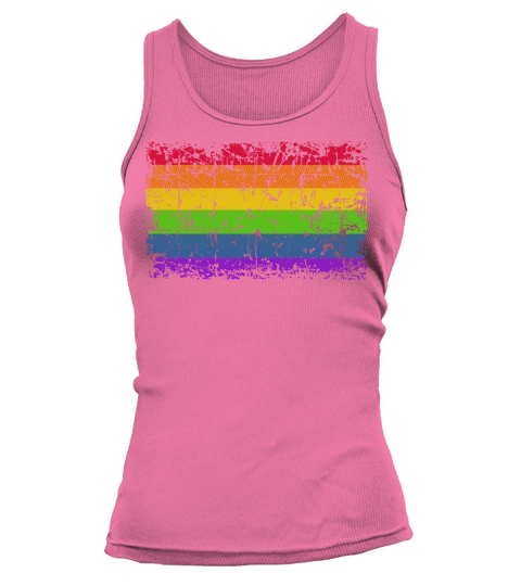 Rainbow Flag Vintage Women's Tank Top