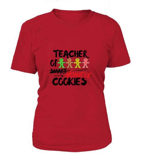 Teacher Of Smart Cookies Monster Chocolate Kids Women's T-Shirt