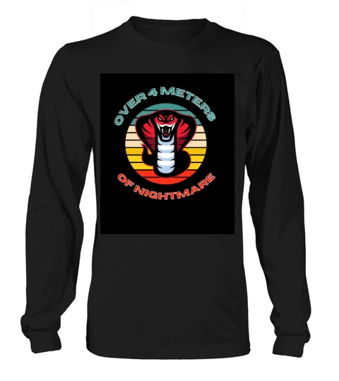 King Cobra Snake Retro Vintage Long sleeved Unisex