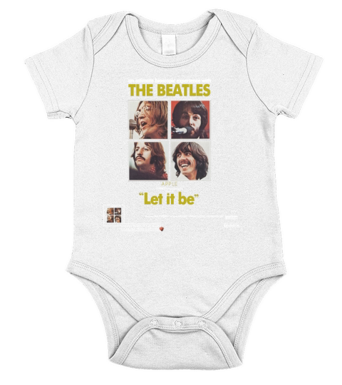The Beatles Album Short Sleeve Baby One-Piece