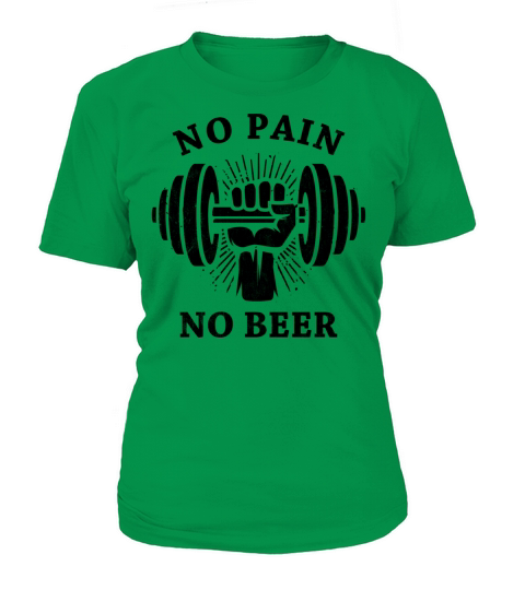 No Pain No Beer BLK Women's T-Shirt