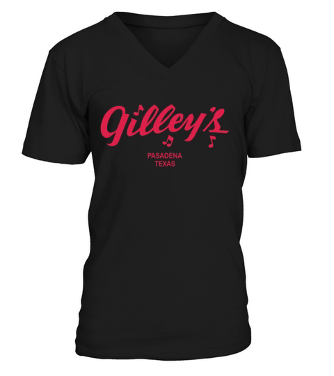 GILLEY S BAR URBAN COWBOY GILLEYS TEXAS Men's V-Neck T-shirt