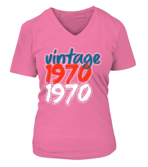 Vintage 1970 Women's V-Neck T-shirt