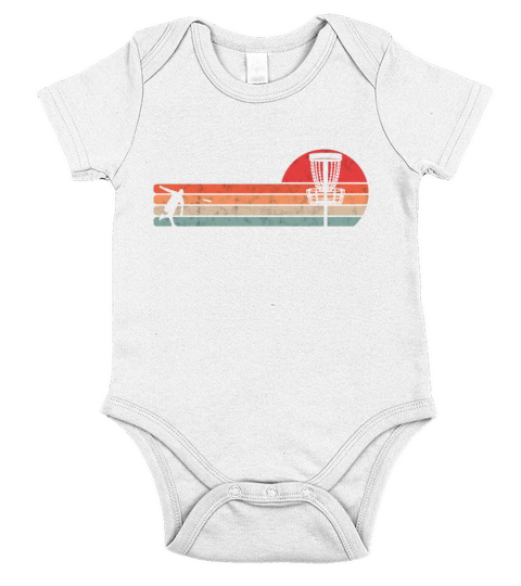 Discgolf Player Disk Golf Vintage Short Sleeve Baby One-Piece