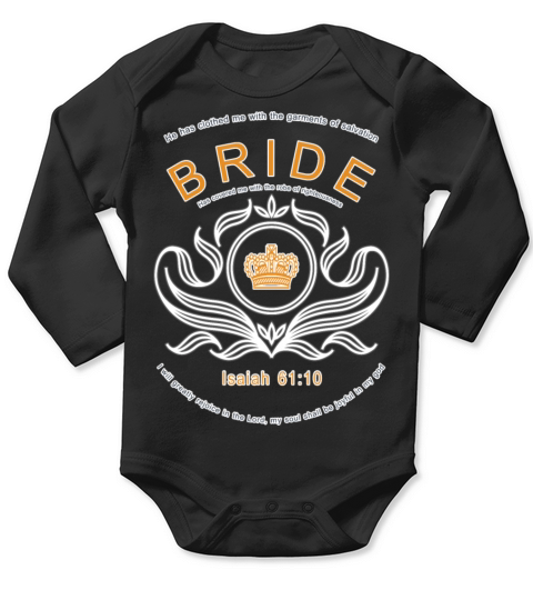 Bride of Christ Long Sleeve Baby One-Piece