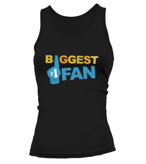 Vintage Graphic Biggest Fan Number 1 Tank top Woman