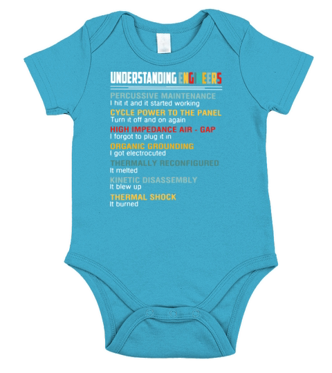Understanding Engineers Percussive Maintenance Short Sleeve Baby One-Piece