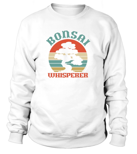 Bonsai Whisperer Retro Vintage Women's Sweatshirt