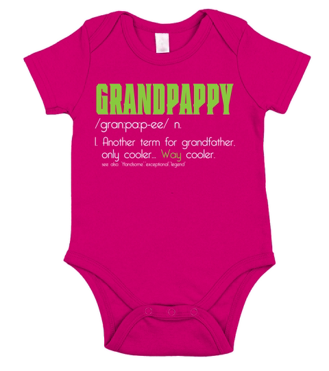 Grandpappy Cool Funny Definition 2020 Short Sleeve Baby One-Piece