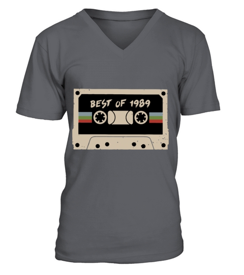 best of 1989 vintage colors grandma Men's V-Neck T-shirt