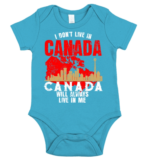 Canada home USA Short Sleeve Baby One-Piece