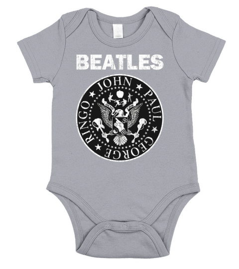 Beatles John Paul Ceorge Ringo Short Sleeve Baby One-Piece